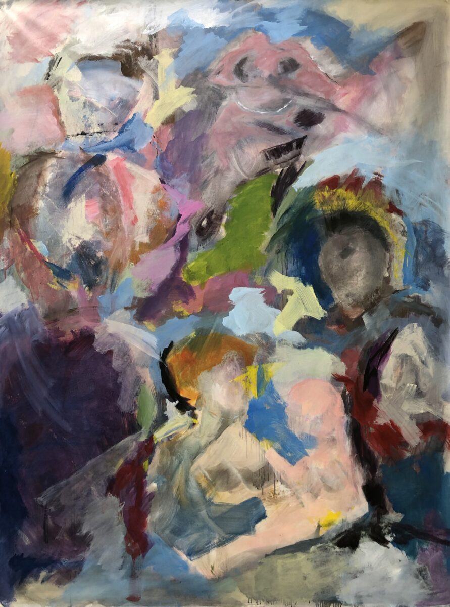 Fernando-Kolb-Acryl-Mischtechnik-auf-Leinwand-Figurengruppe-2