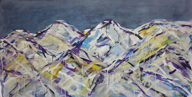 Fernando-Kolb-Acryl-Mischtechnik-auf-Leinwand-abstrakte-Malerei-Berge-nachts-15